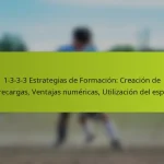 1-3-3-3 Estrategias de Formación: Creación de sobrecargas, Ventajas numéricas, Utilización del espacio